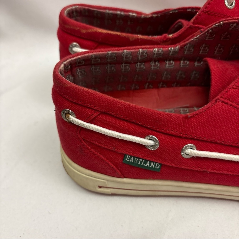 Eastland Men’s Boat Shoes Size 12 St. Louis Cardinals Theme Red MLB Baseball STL - Picture 4 of 16